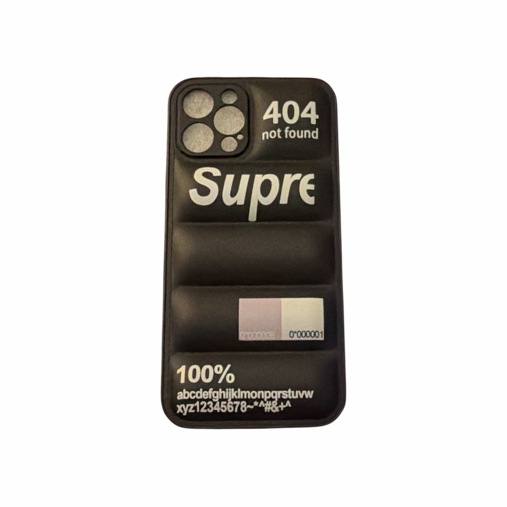 Supre 404 Not Found Puff Jacket iPhone 13 Pro Case